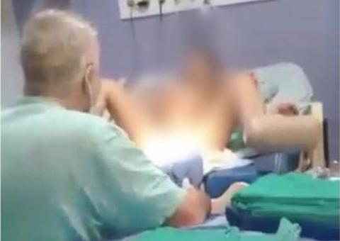 Médico filmado agredindo grávida em maternidade de Manaus será afastado