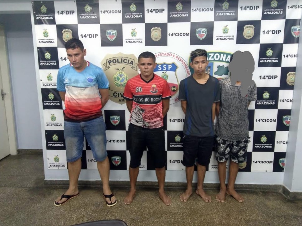 Oito pessoas são presas e três adolescentes apreendidos por roubos distintos em Manaus