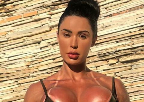 Gracyanne Barbosa coloca bumbum para jogo em clique sensual