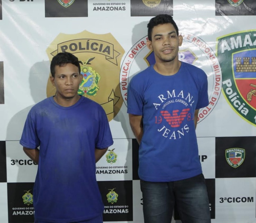 Dupla é presa suspeita de cometer roubos em ônibus de Manaus 