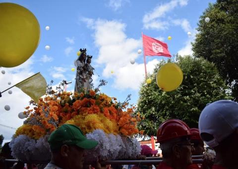 Garantido constrói santuário para padroeiros e homenageia Aldemira Kimura