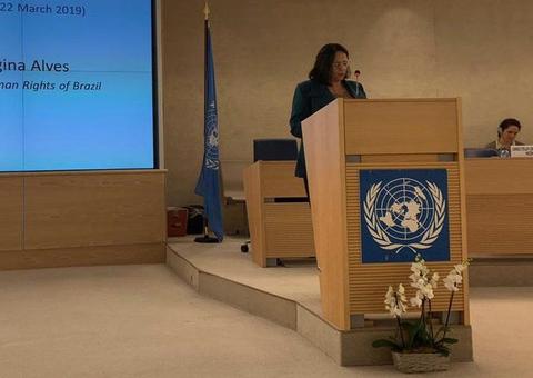 Na ONU, Damares pede esforço conjunto contra violações na Venezuela