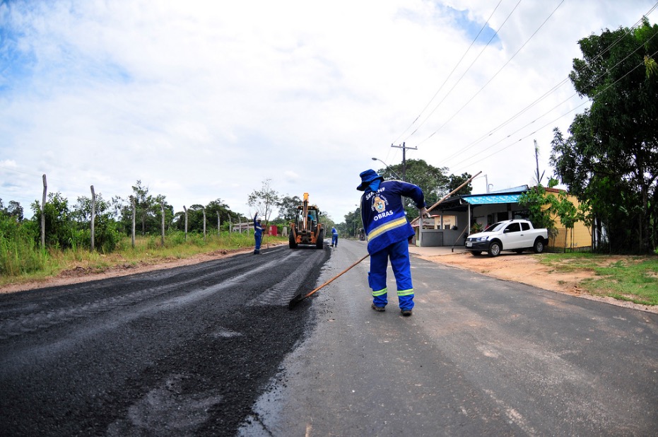Corredores viários de Manaus são recapeados