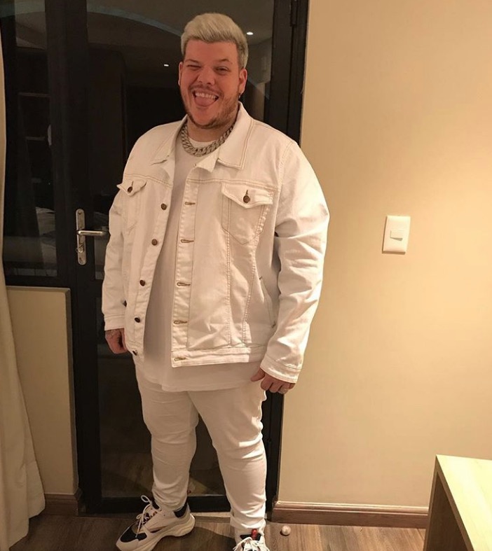 Ferrugem passa mal e revela que precisa perder 32kg