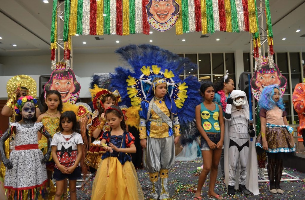 Baile dos Kurumins: Concurso de fantasias infantil movimenta shopping da Zona Norte
