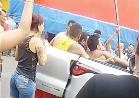 Homem é baleado durante tentativa de assalto a casa lotérica em Manaus