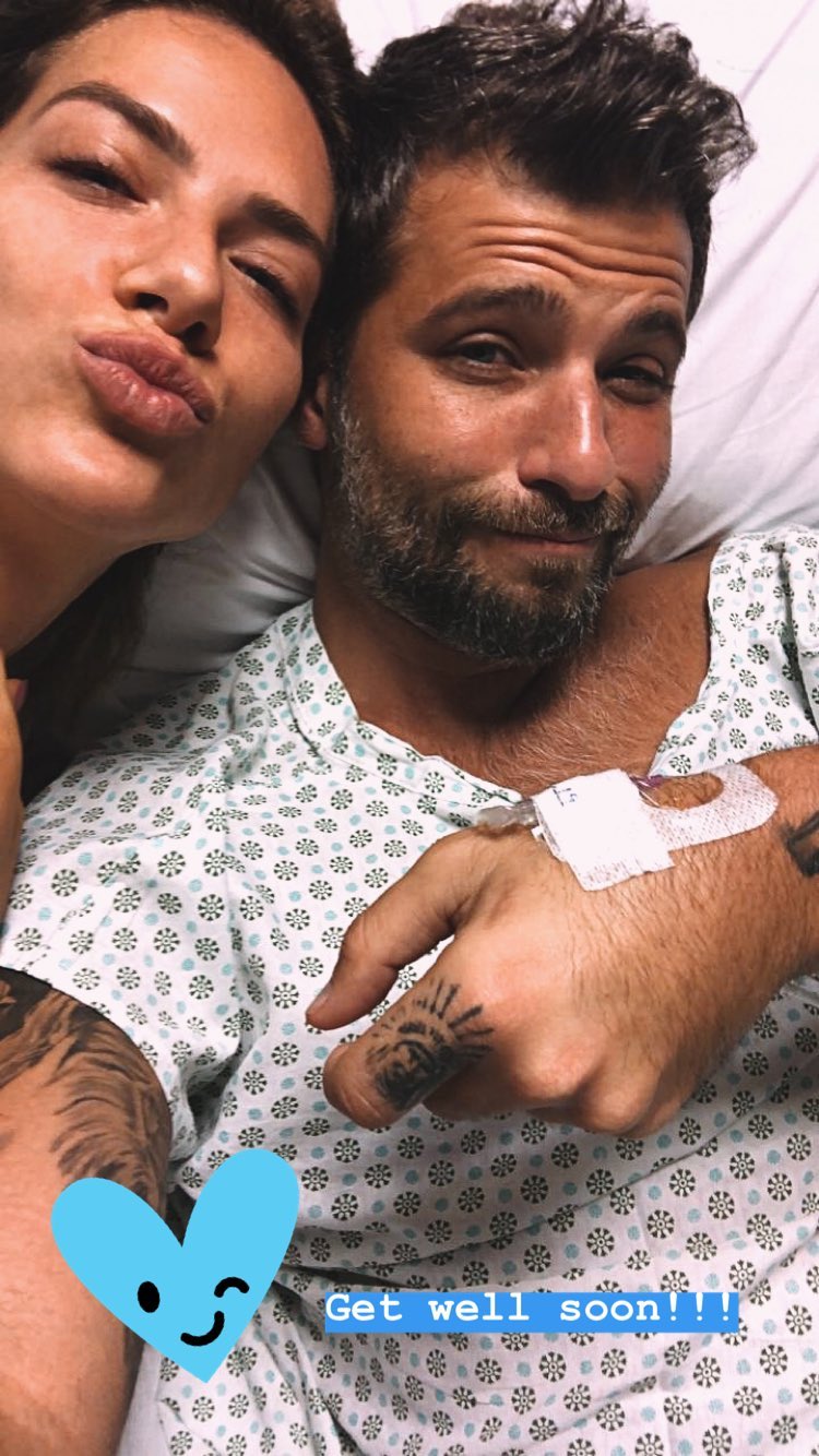 Giovanna Ewbank mostra Bruno Gagliasso em cama de hospital após cirurgia às pressas