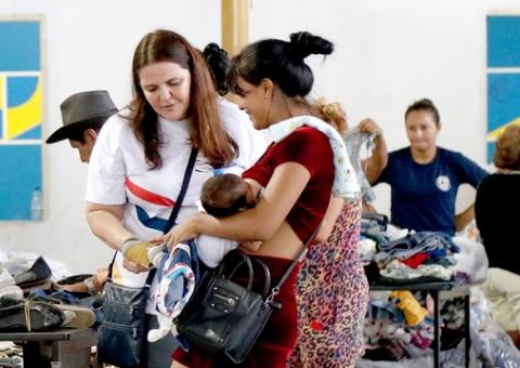  Mais de 500 pessoas são beneficiadas em dois dias de doações para vítimas do Educandos