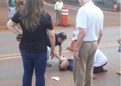 Homem leva tiro ao perseguir bandidos após furto de capacete