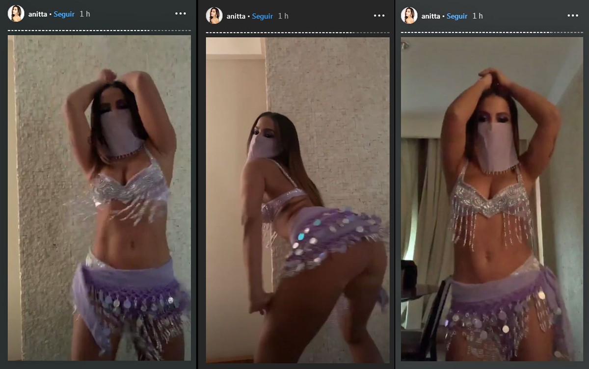 Anitta encarna Feiticeira em fantasia temática