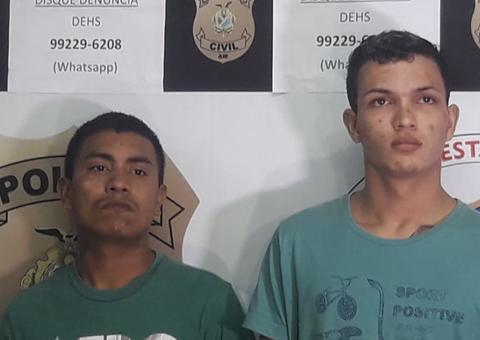 Dupla suspeita de matar desafeto com 14 tiros é presa em Manaus 