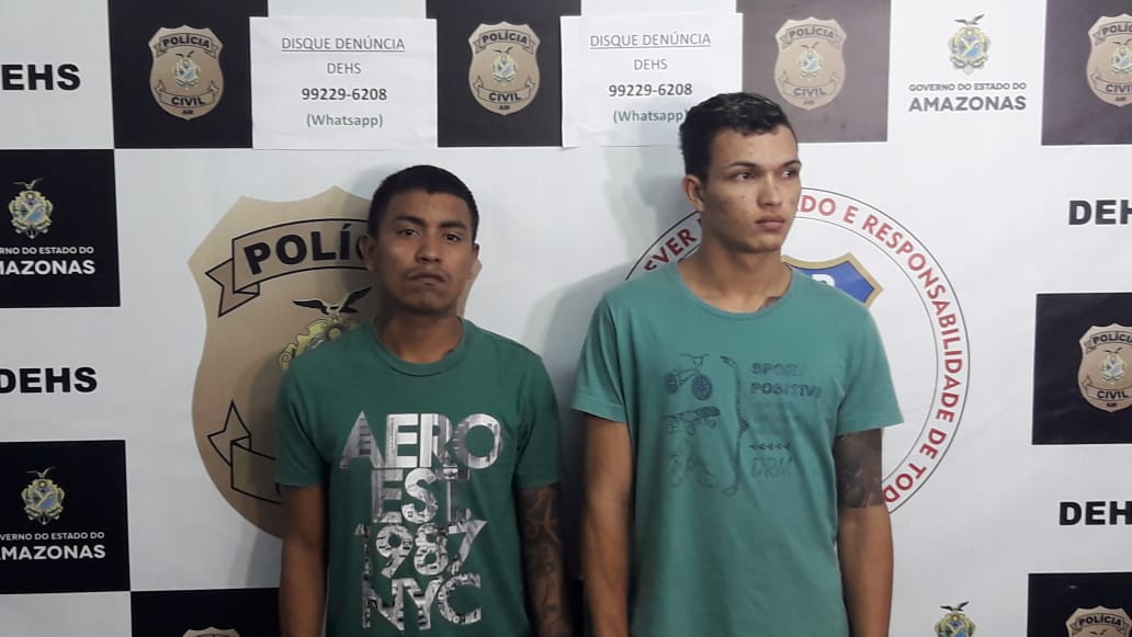 Dupla suspeita de matar desafeto com 14 tiros é presa em Manaus 