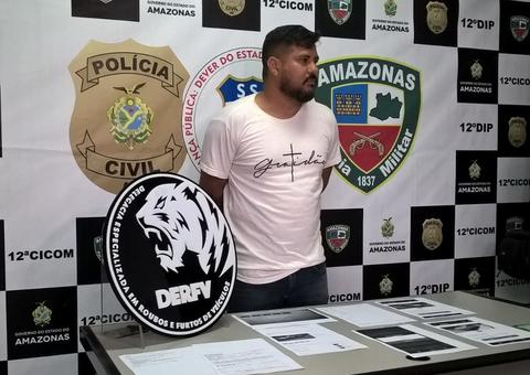 Em Manaus, homem é preso suspeito de tentar vender carro roubado pela internet