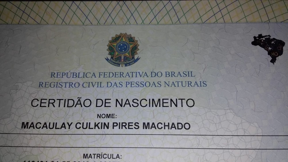 Pai registra filho com o nome de 'Macaulay Culkin’ 