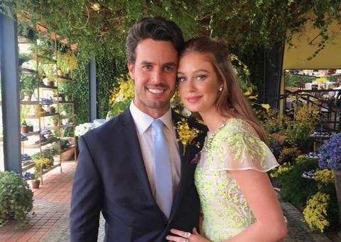 Marina Ruy Barbosa posa com marido e ironiza fake news