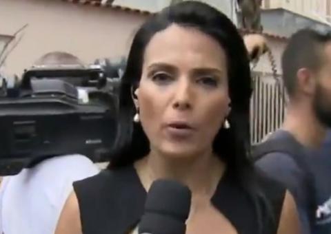 Desesperada, repórter do SBT é detonada por cobertura em massacre em Suzano