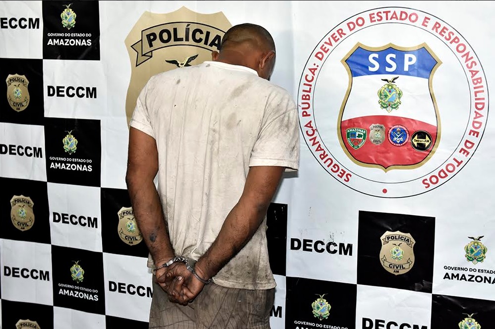 Mecânico é preso suspeito de tentar matar a própria mulher a pauladas em Manaus