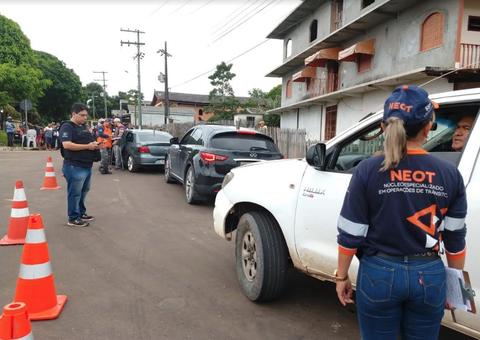 Detran recolhe 58 veículos e emite 110 autos de infração no Amazonas