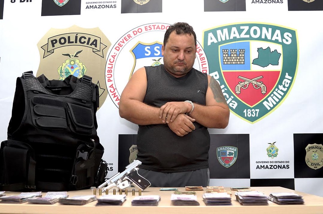 Suspeito de matar advogada no Ceará é preso com arma e R$ 8 mil em Manaus
