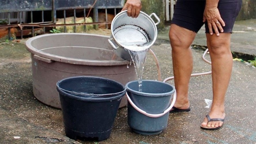 Quatro bairros de Manaus seguem sem água até essa segunda-feira