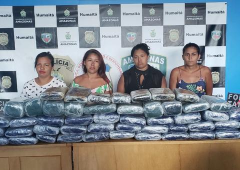Amazonenses são presas, ao serem flagradas com 54 Kg de drogas em Rondônia