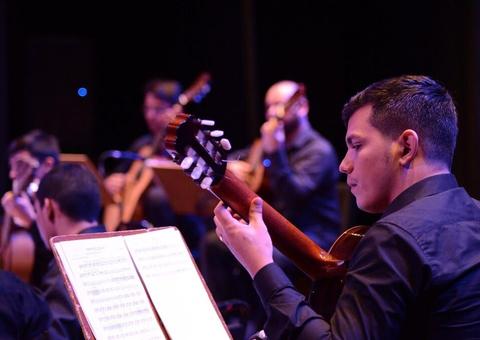 Orquestra de Violões apresenta concerto de Heitor Villa-Lobos no Teatro Amazonas 
