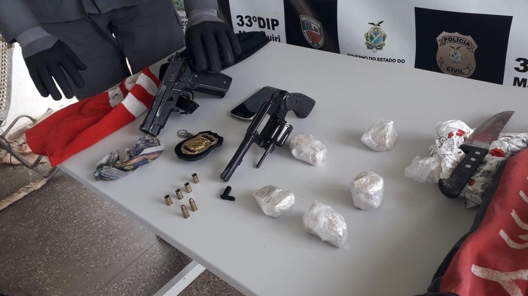 Suspeito homicídio é preso após tentar matar o próprio pai no Amazonas