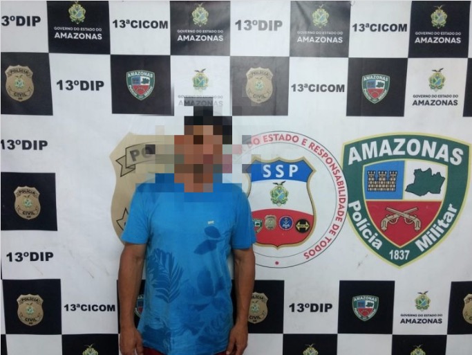 Homem é preso suspeito de espancar esposa grávida em Manaus