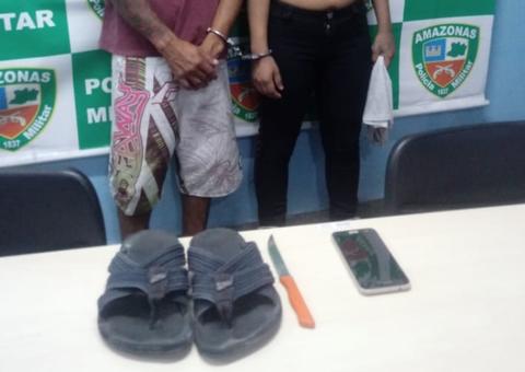 Armada com faca, dupla é presa após roubar sandália de vítima em  Manaus