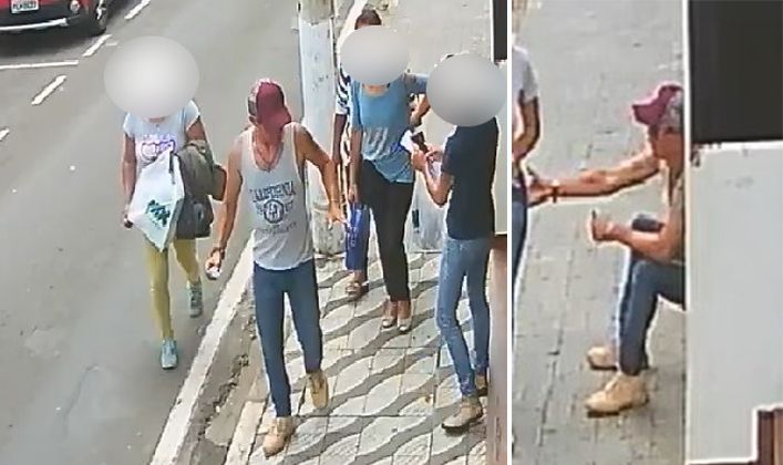 Homem é detido após ‘passar a mão’ em jovem na rua 