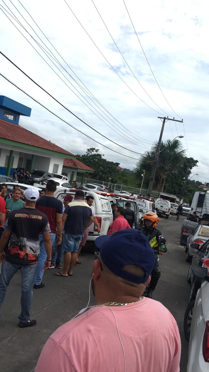 Motoristas de App são presos durante manifestação contra preço da gasolina em Manaus 