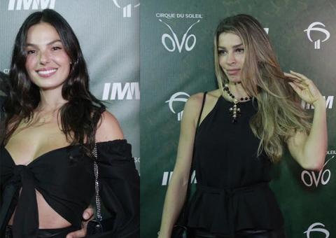 Isis Valverde comenta encontro com Grazi Massafera em evento