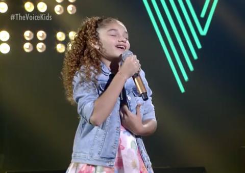 Amazonense Raylla Araújo emociona com apresentação e vai para semifinal do The Voice Kids