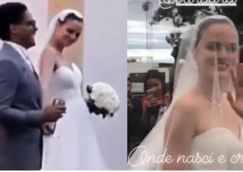 Modelo brasileira se casa com filho de Bob Marley em Minas Gerais