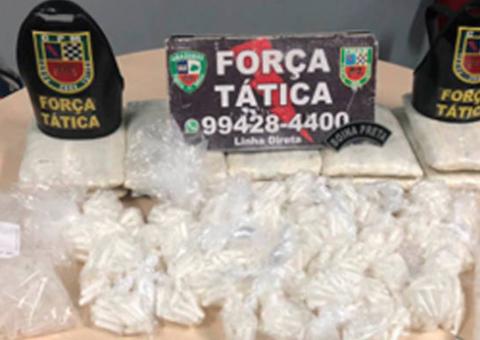 Em Manaus, trio é preso com drogas em residência