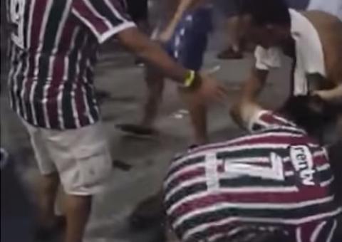 Flamenguista que agrediu idoso na saída do Maracanã é levado para depor