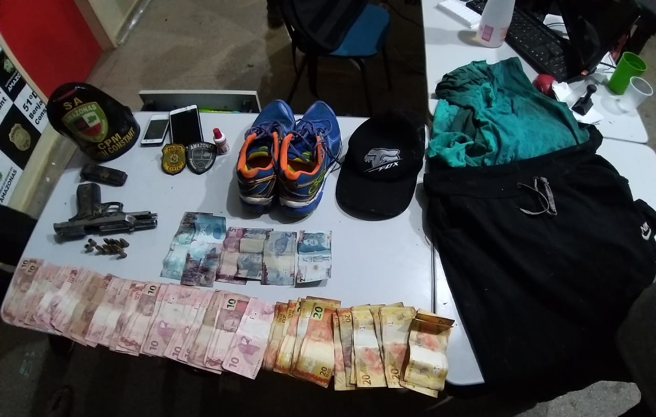 Suposto membro da FDN é morto após assaltar banco e trocar tiros com PM’s no Amazonas