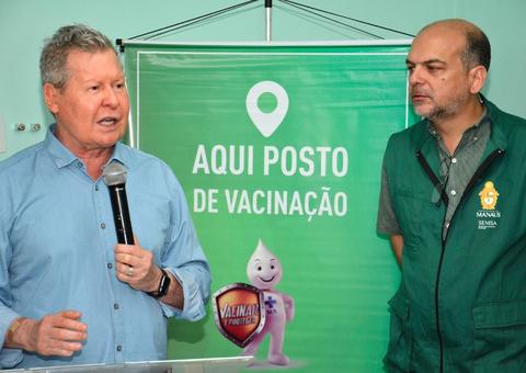 Prefeito assegura vacinação contra outros grupos de risco além do H1N1 em Manaus 