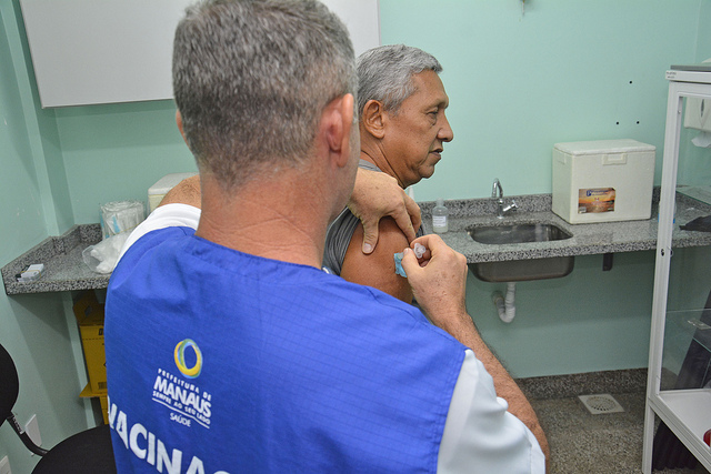 Manaus está a menos de 1% de alcançar a meta de vacinação contra a Influenza