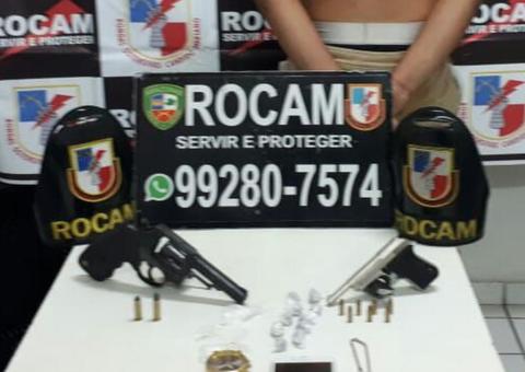 Com passagem por estupro, adolescente é apreendido com arma e drogas em Manaus