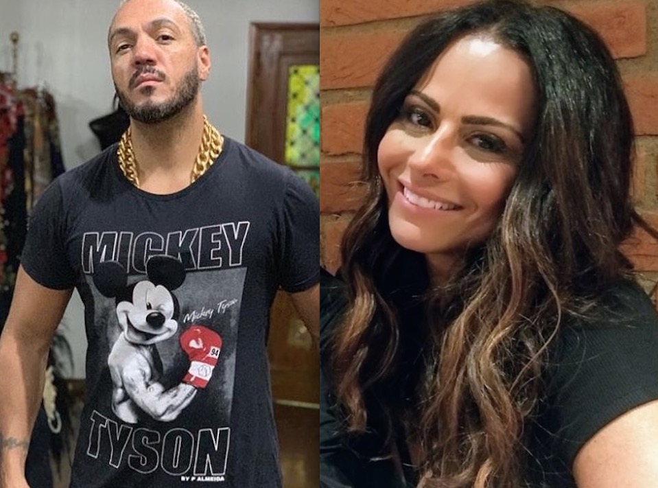 Viviane Araújo choca ao aparecer cantando e gritando nome de Belo em vídeo