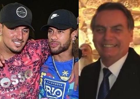 Em vídeo, Neymar e Medina interagem com Bolsonaro e causam na web
