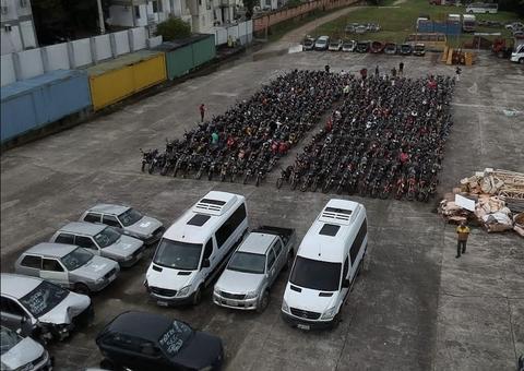 Em primeiro leilão do ano, Detran oferece 425 veículos em Manaus 