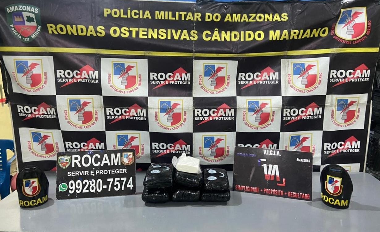 Homem é preso com drogas avaliada em R$ 80 mil no Amazonas