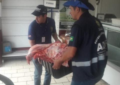 1,5 tonelada de carne imprópria para consumo humano é apreendida no AM