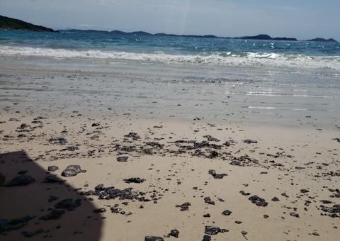 Óleo que vazou em praias turísticas da Região dos Lagos no Rio é da Petrobras