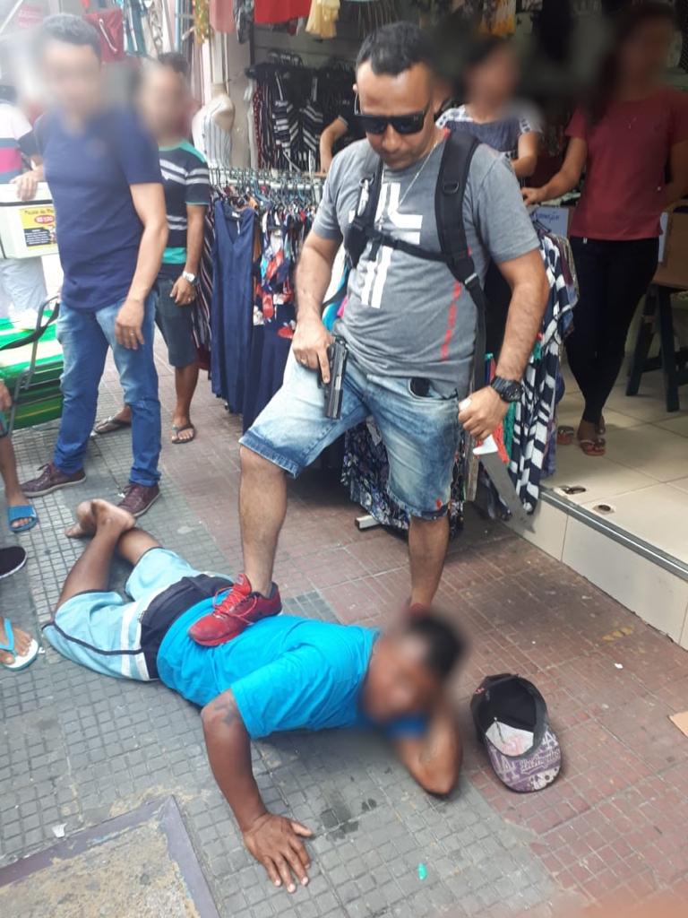 Suspeito de assalto é preso por policial à paisana no ‘bate-palma’ em Manaus