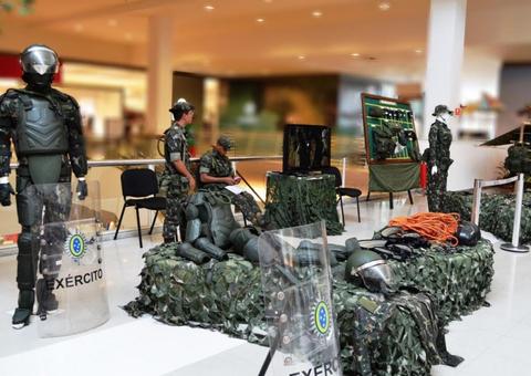 Exército Brasileiro realiza exposição em shopping de Manaus