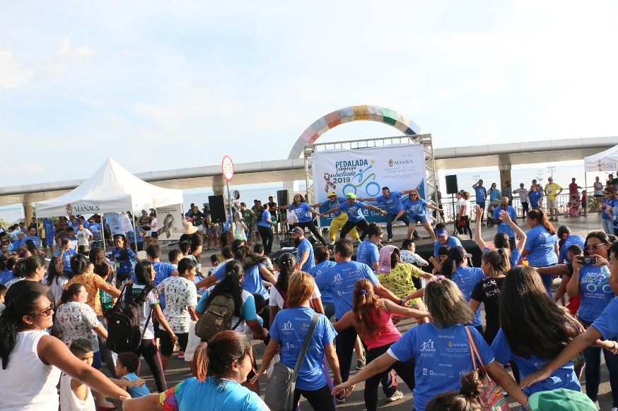 5ª Edição da Pedalada e Caminhada da Inclusão é realizada em Manaus