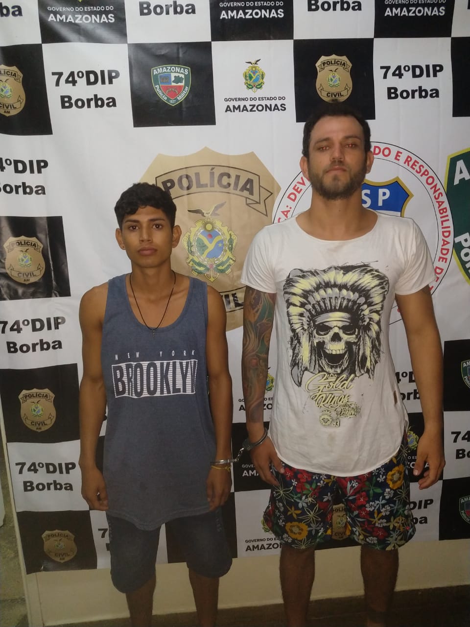 Dupla é presa suspeita de chantagear comerciante e primeira-dama no Amazonas 